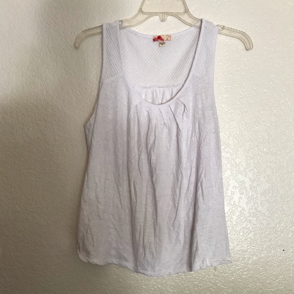 White tank top